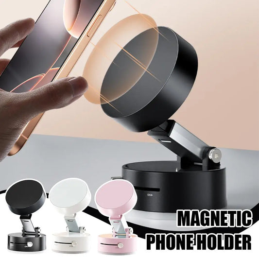Magnetyczny Uchwyt na Telefon z Dwustronną Przyssawką